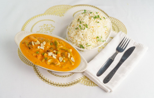 Veg Coconut Curry, Indian Restaurant in Haller Lake Seattle, Jewel of India
